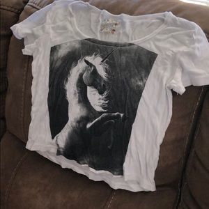 Unicorn crop top